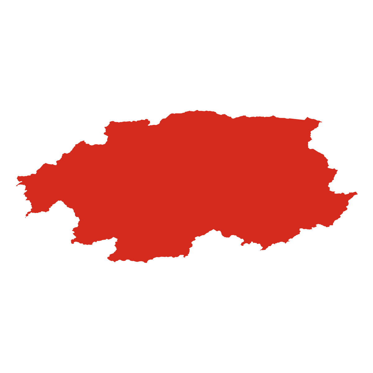 Obrys kraja Banskobystrický kraj