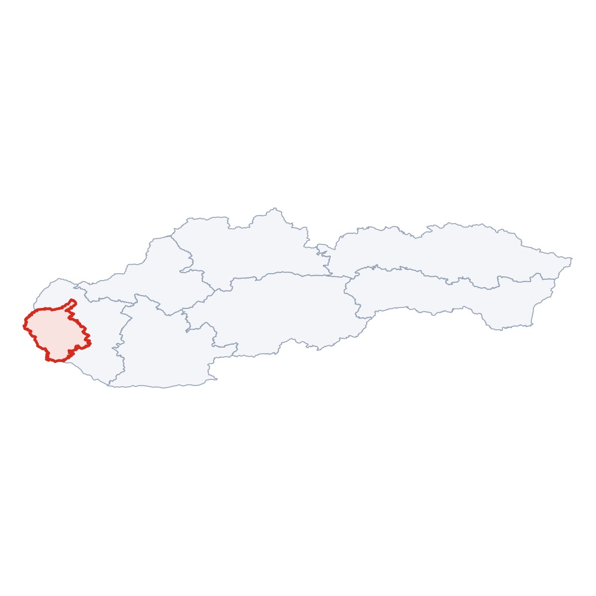 Bratislavský kraj na Slovensku