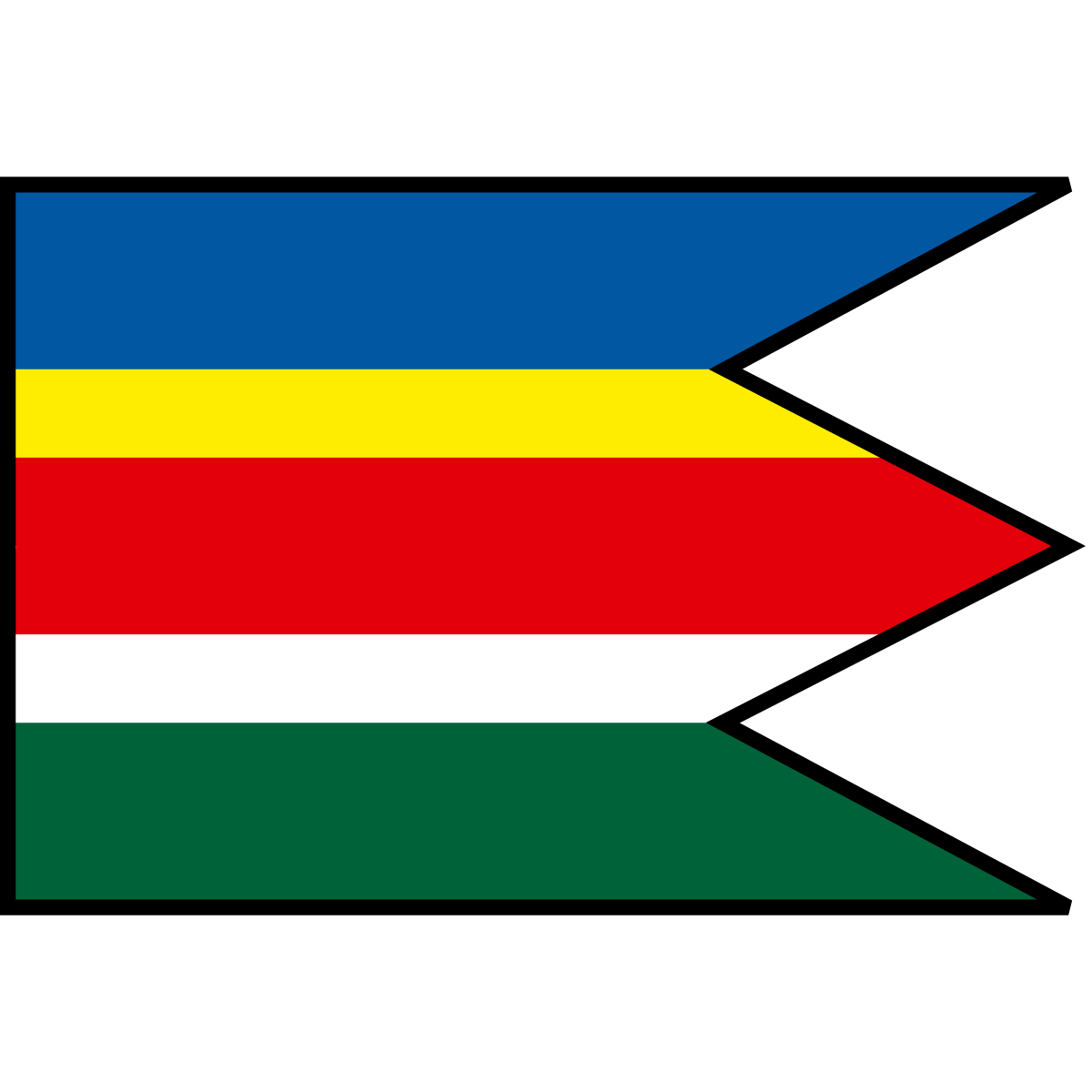 Flag of Abramová, Region of Žilina