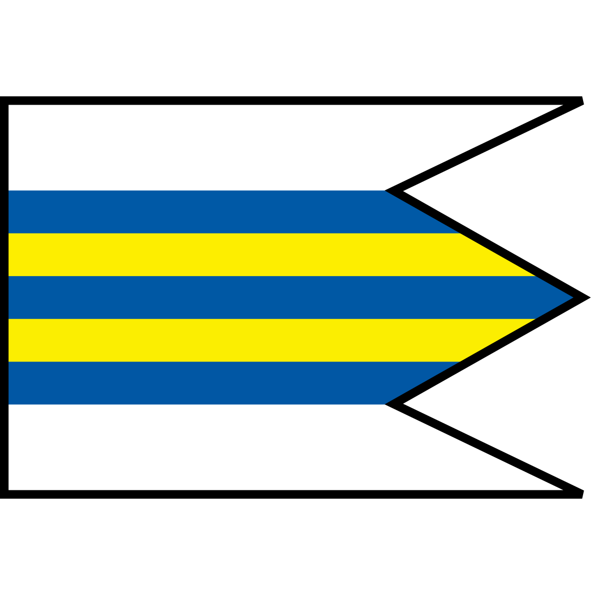 Flag of Adamovské Kochanovce, Region of Trenčín