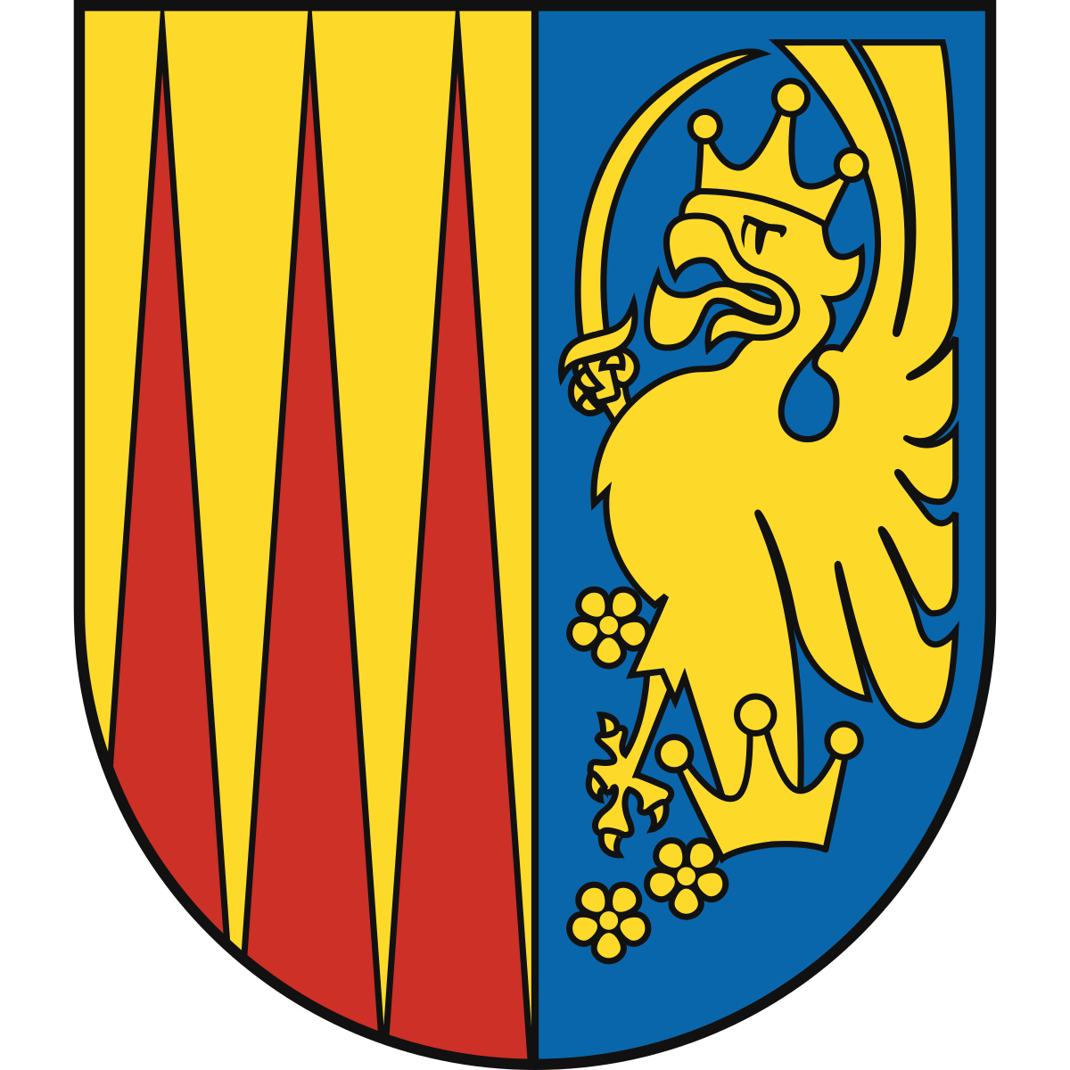 Erb mesta Albert, Nitriansky kraj