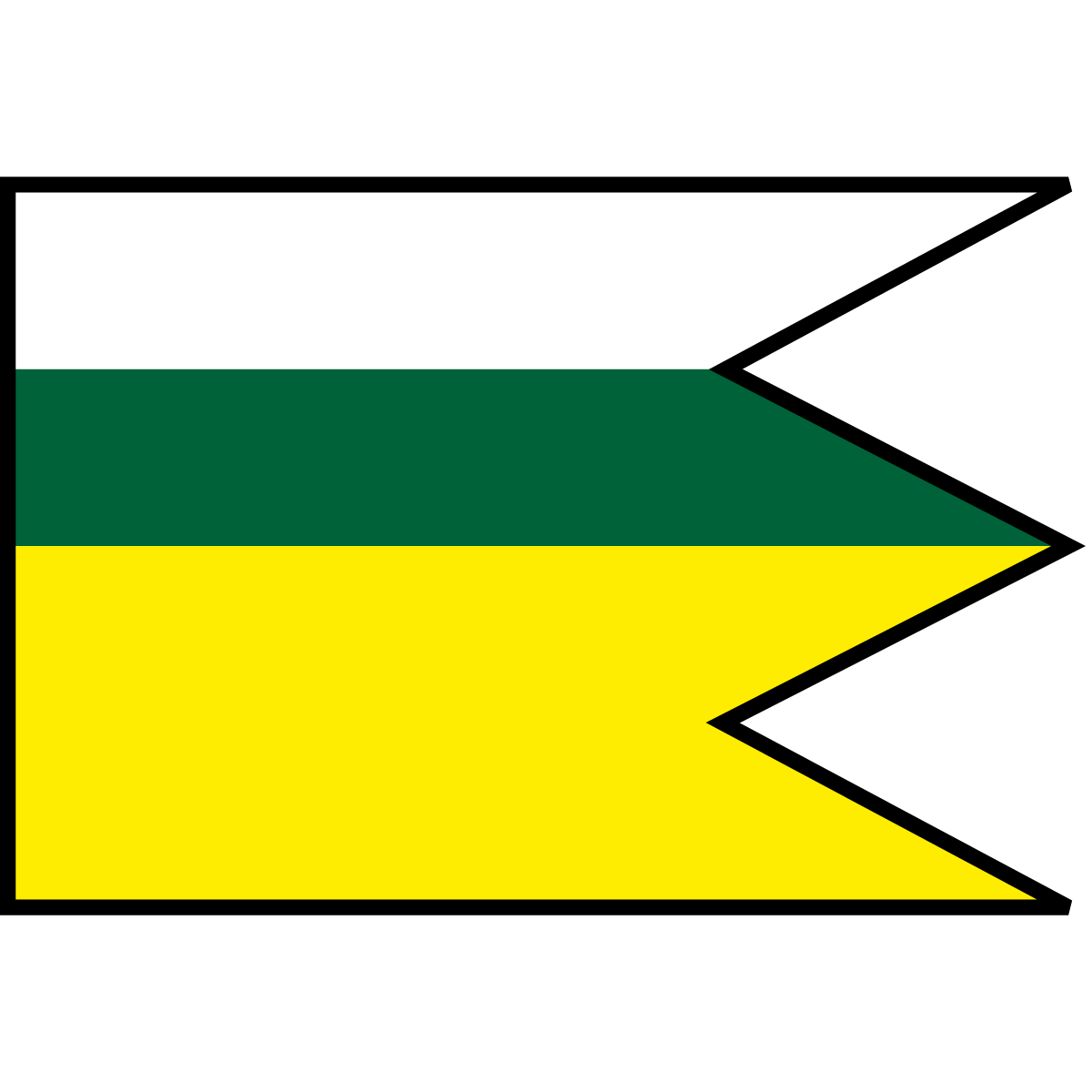 Flag of Alekšince, Region of Nitra