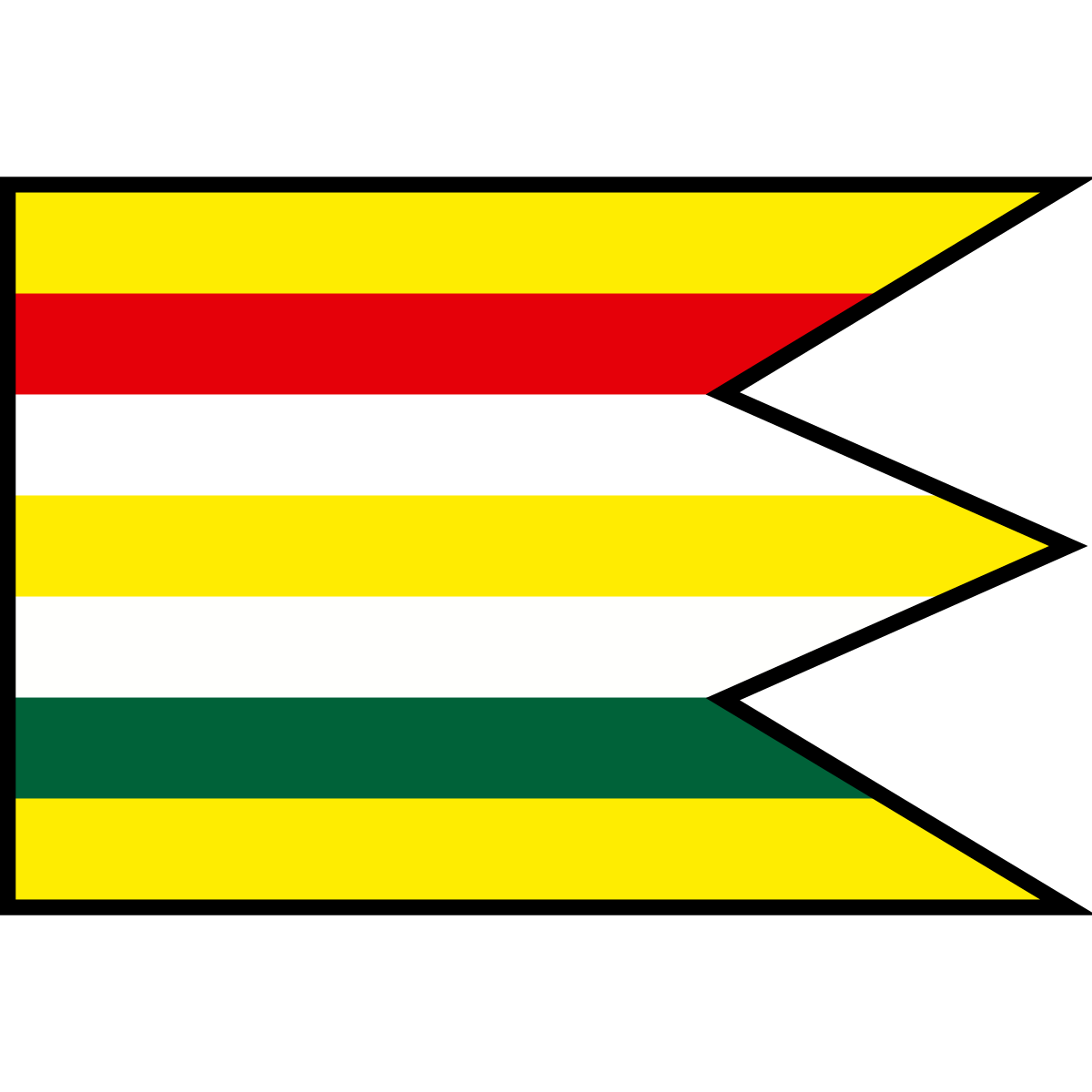 Flag of Amadeho Kračany, Region of Trnava