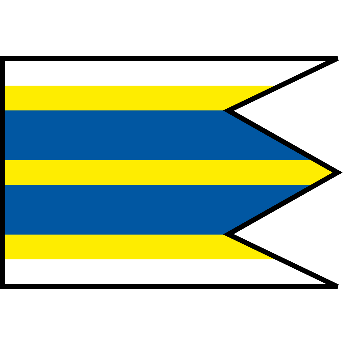 Flag of Andač, Region of Nitra