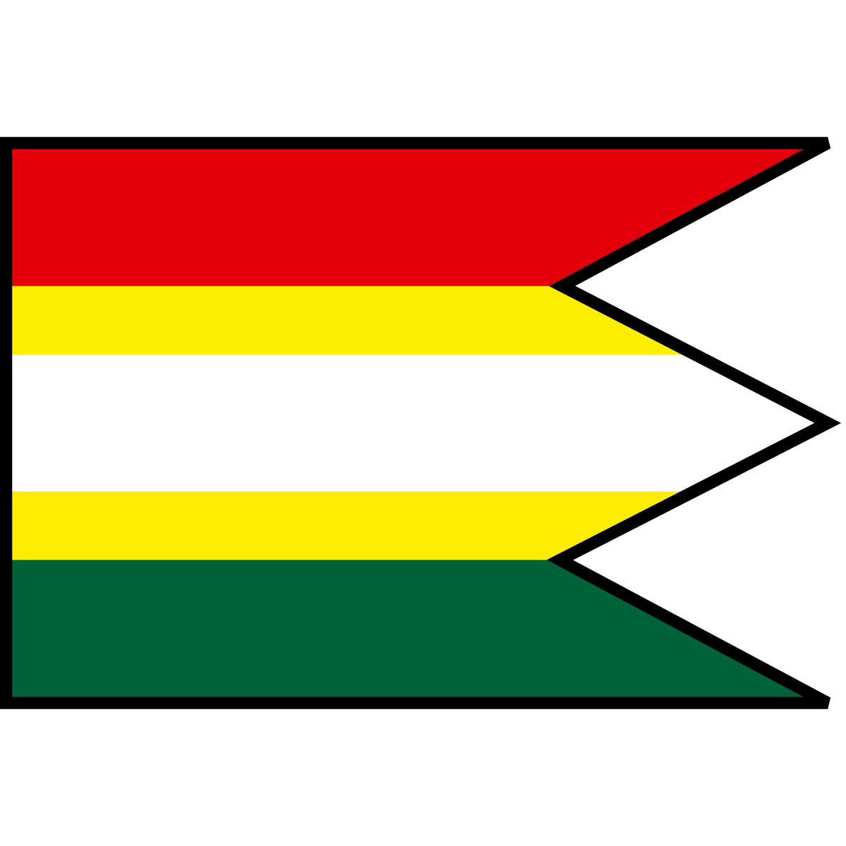 Flag of Andovce, Region of Nitra