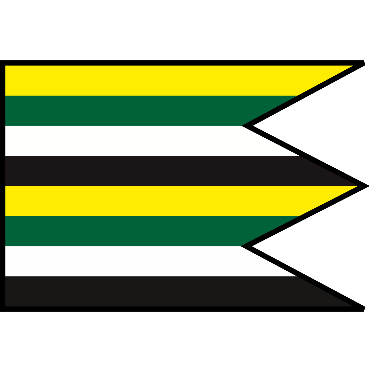 Flag of Andrejová, Region of Prešov