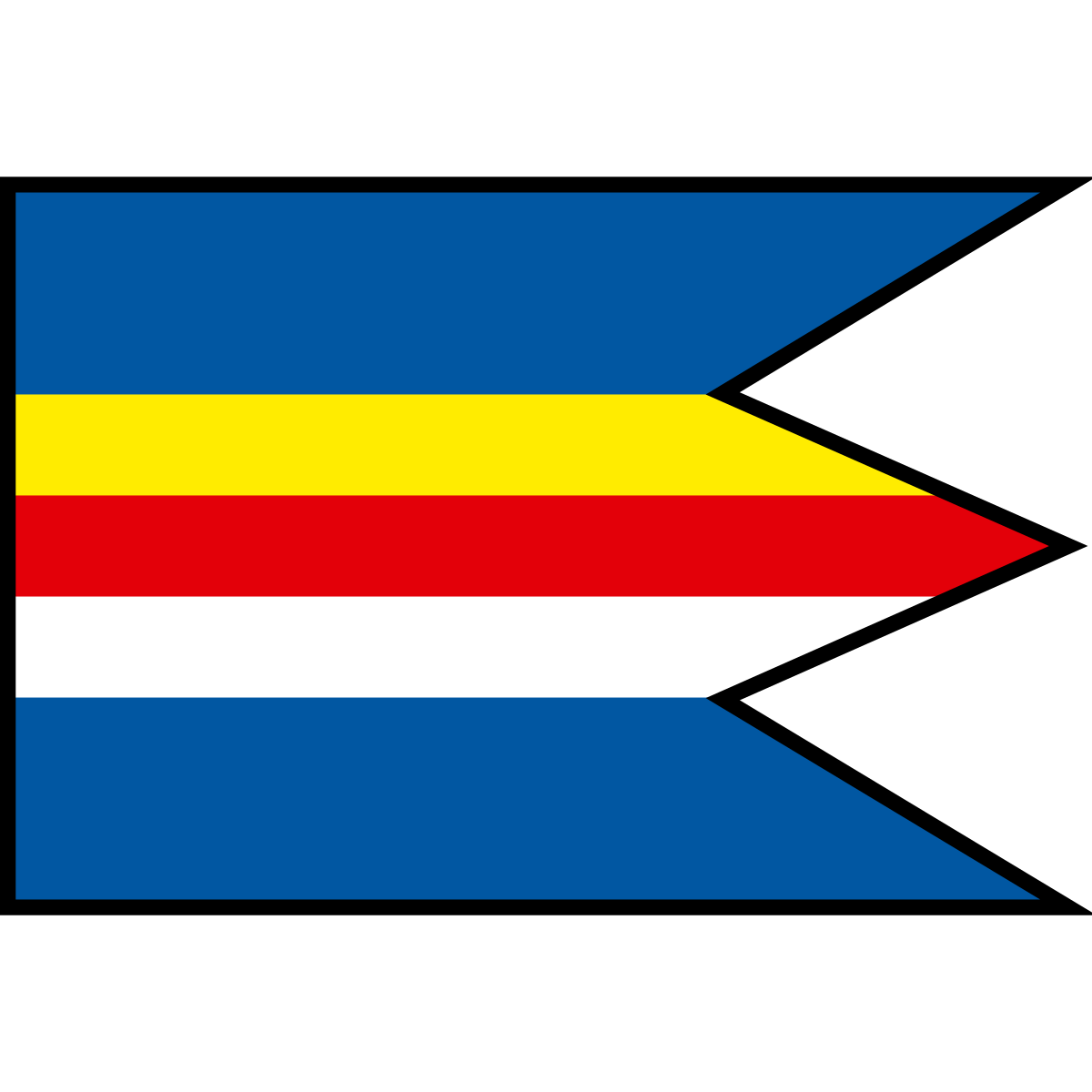 Flag of Bajtava, Region of Nitra