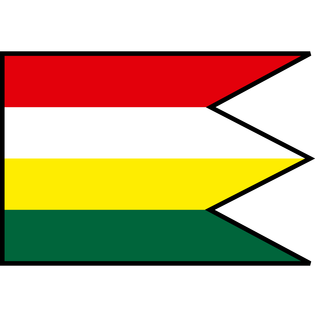 Flag of Baka, Region of Trnava