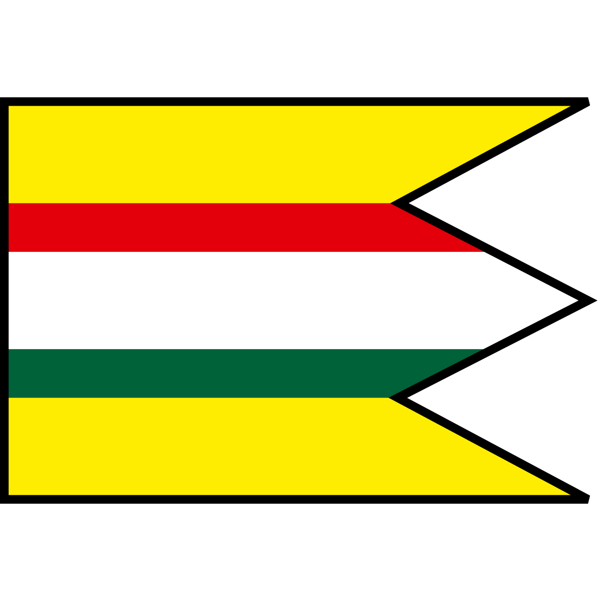 Flag of Bakov, Region of Banská Bystrica