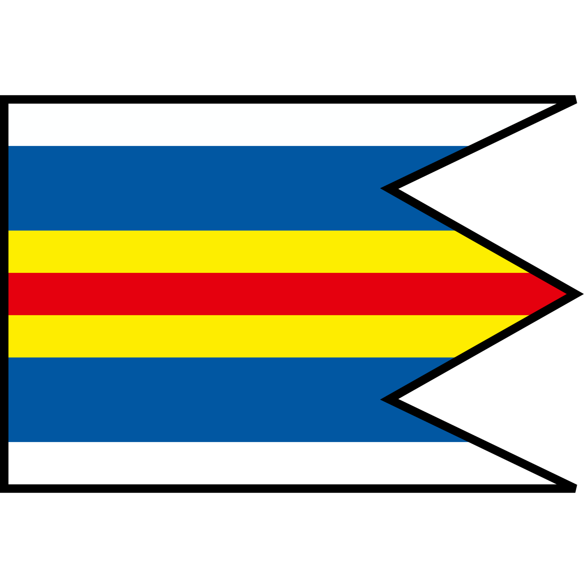 Flag of Bánov, Region of Nitra