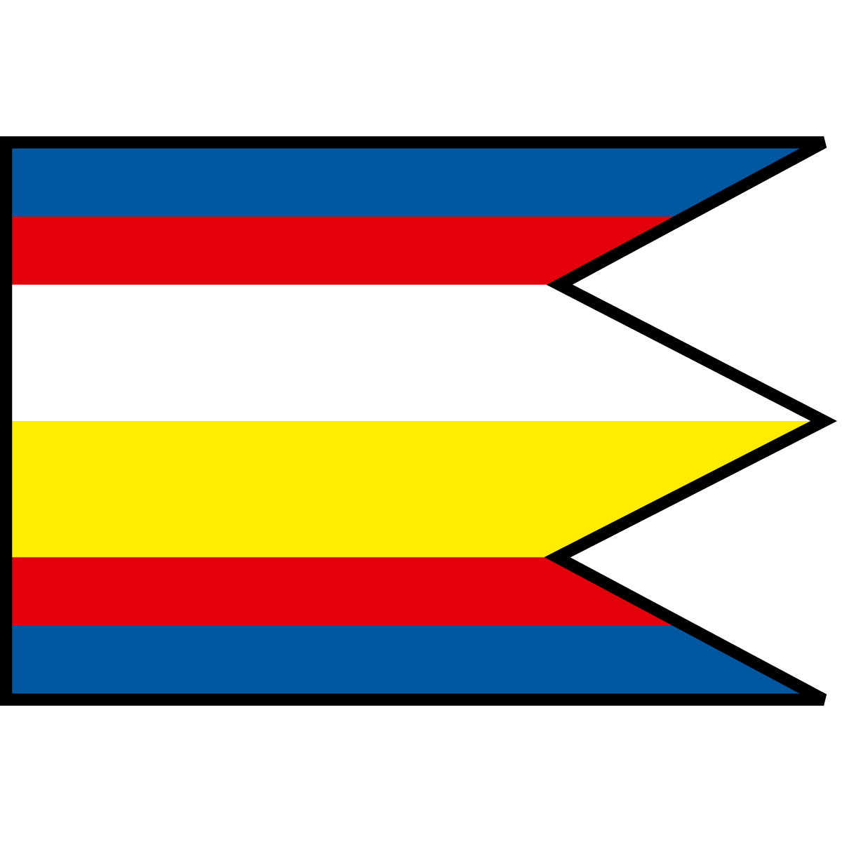 Flag of Beckov, Region of Trenčín