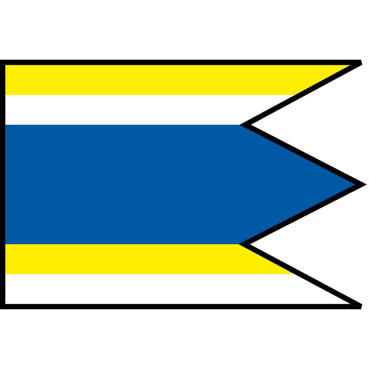Flag of Beharovce, Region of Prešov