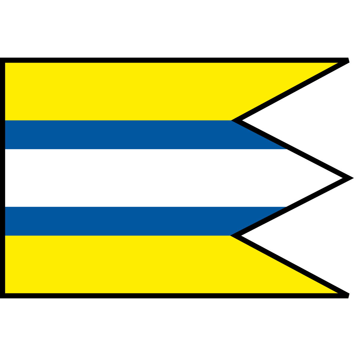Flag of Behynce, Region of Nitra