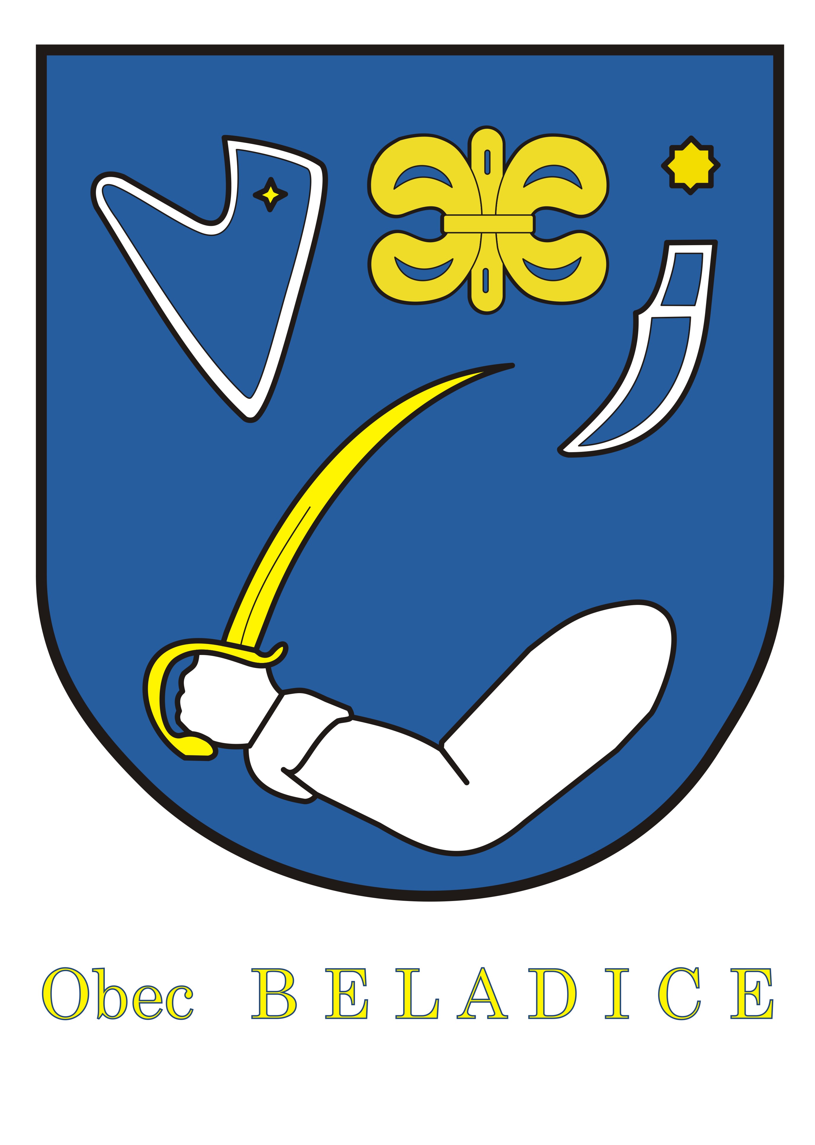 Erb mesta Beladice, Nitriansky kraj
