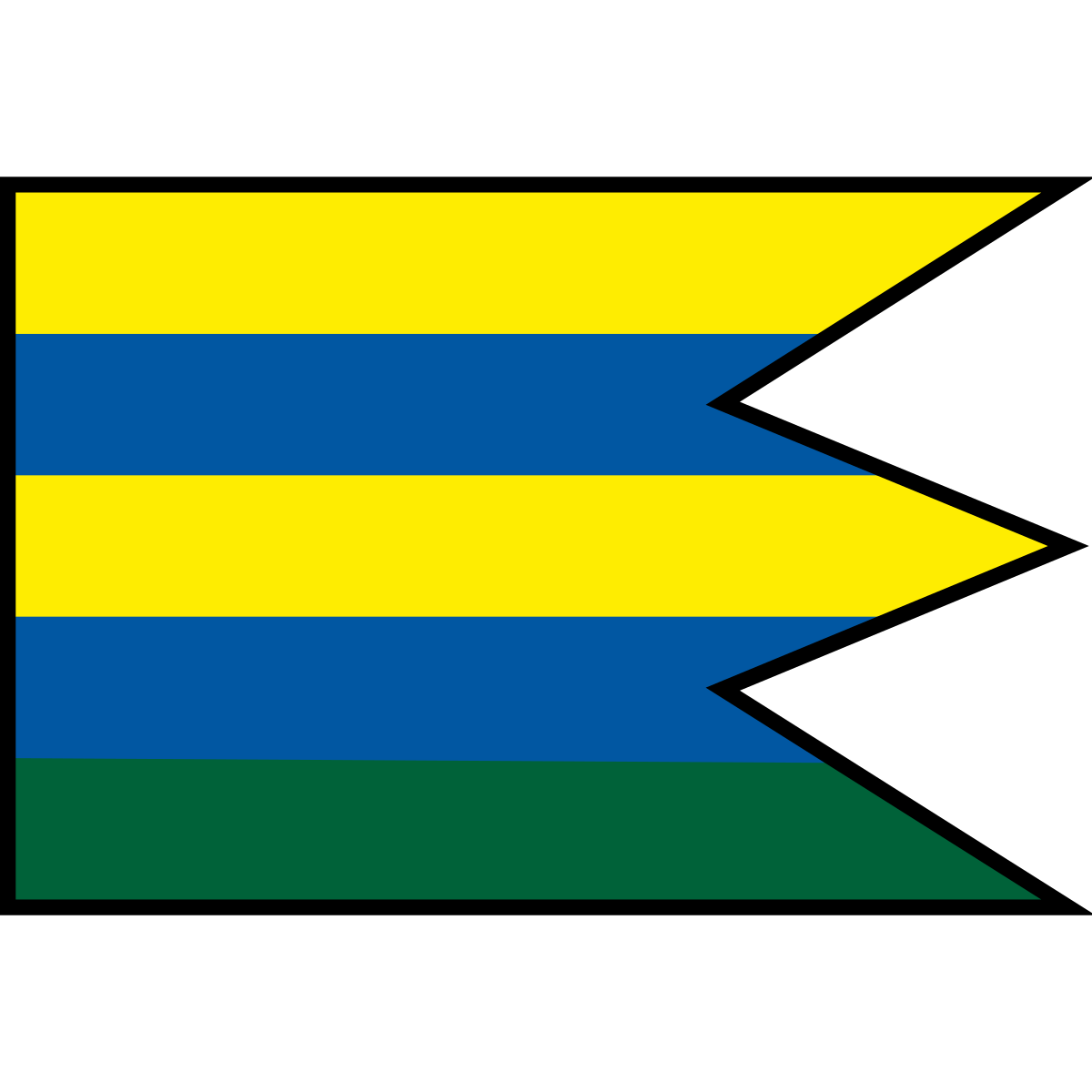 Flag of Belince, Region of Nitra