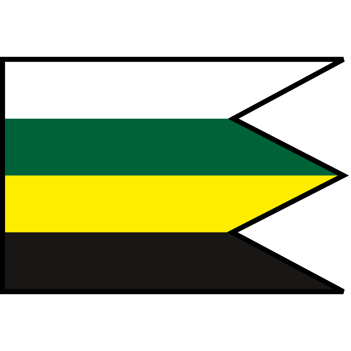 Flag of Belža, Region of Košice
