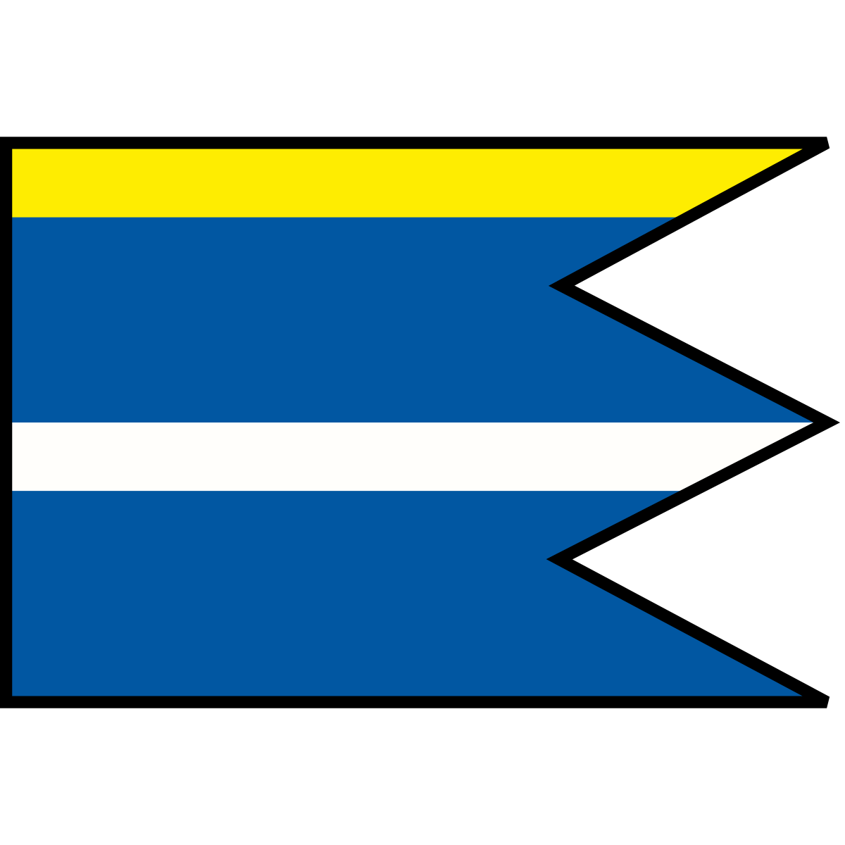 Flag of Beniakovce, Region of Košice