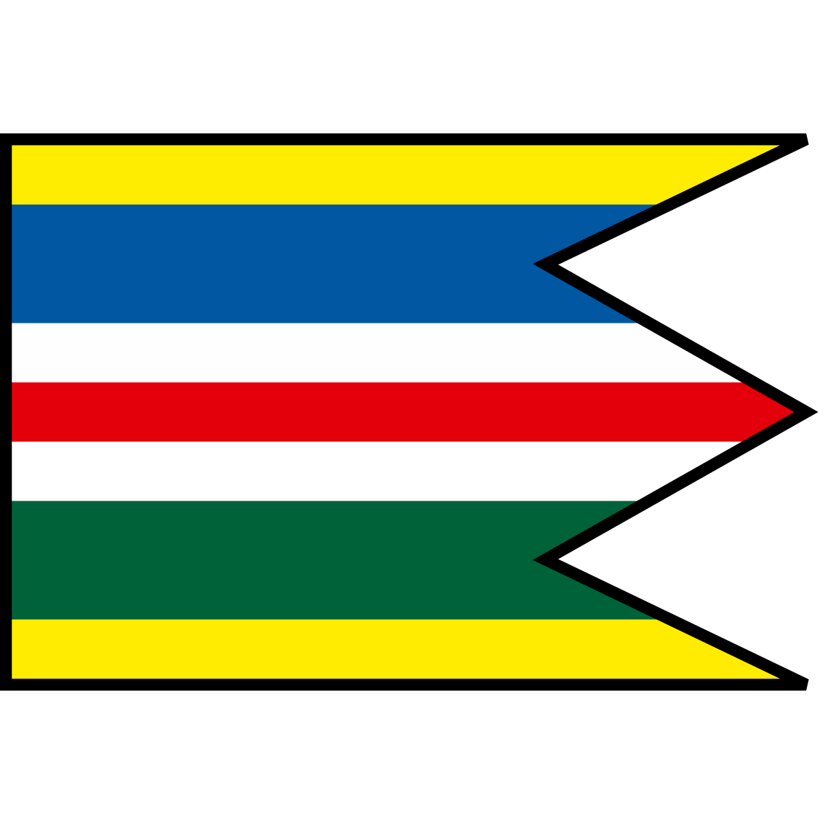 Flag of Beniky, Region of Žilina