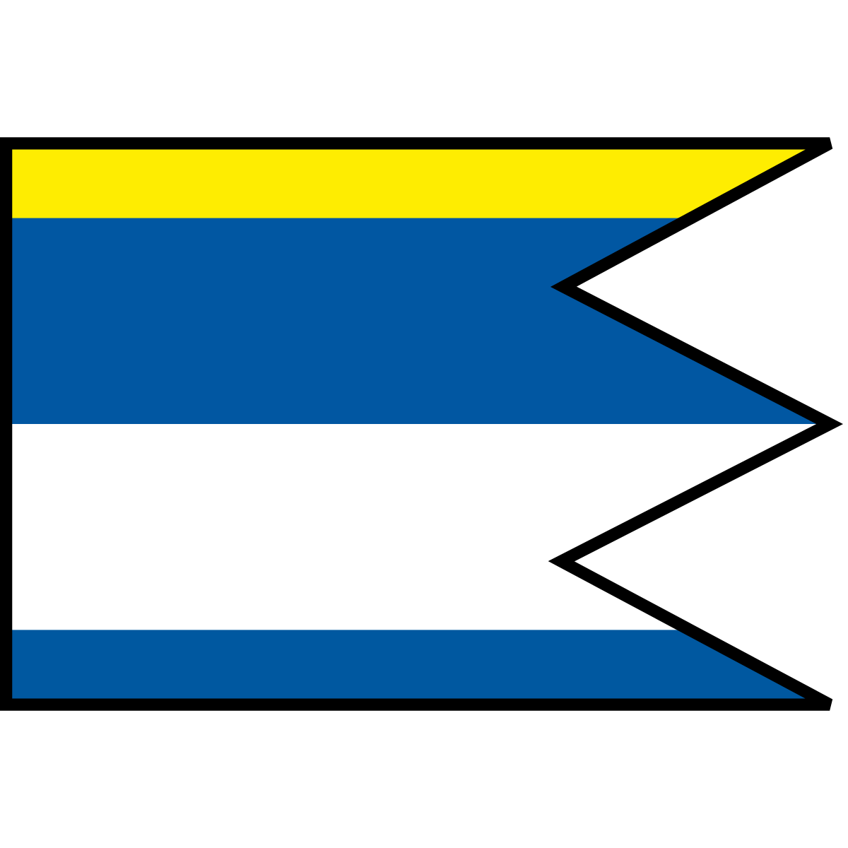 Flag of Beňovci, Region of Trenčín