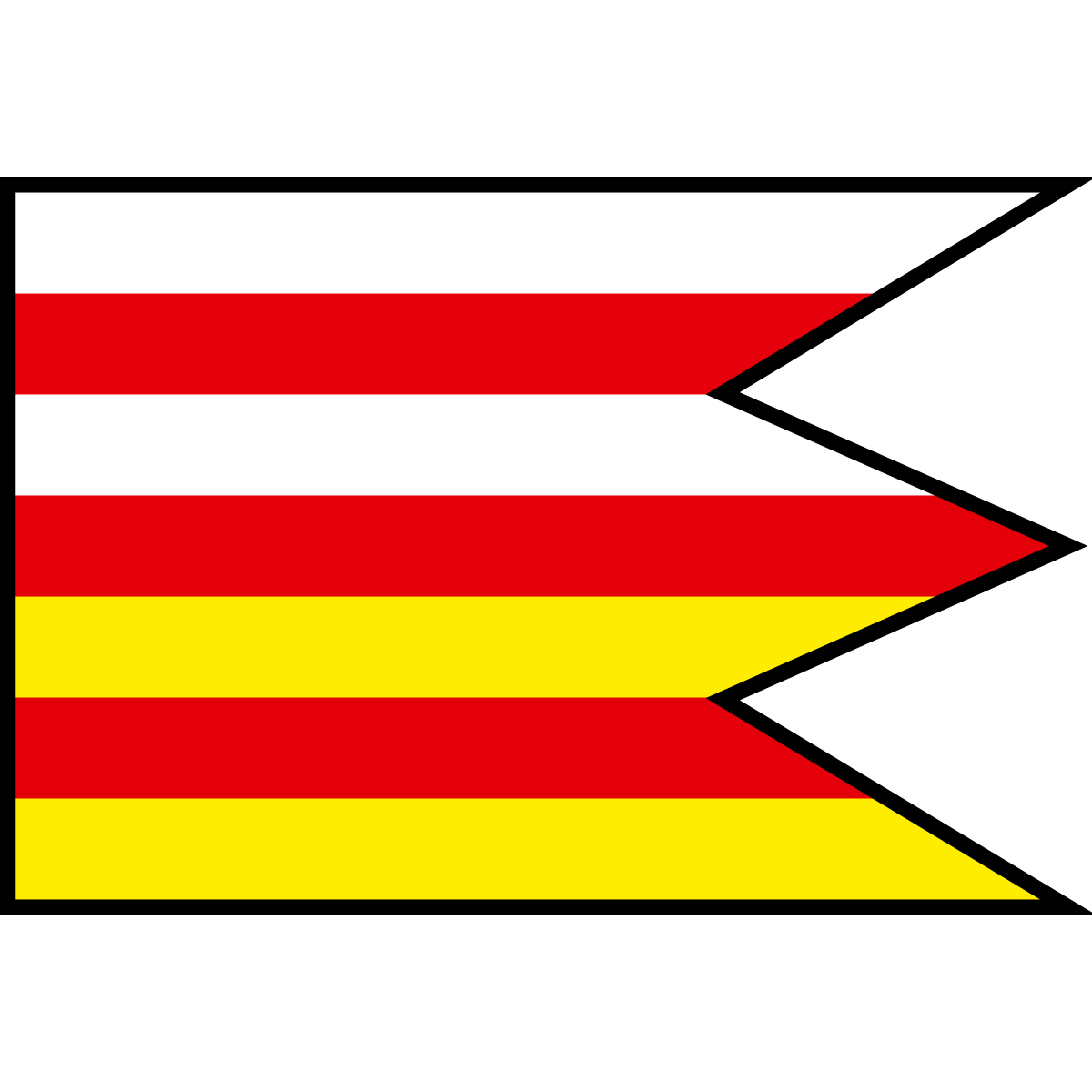 Flag of Beňušovce, Region of Žilina