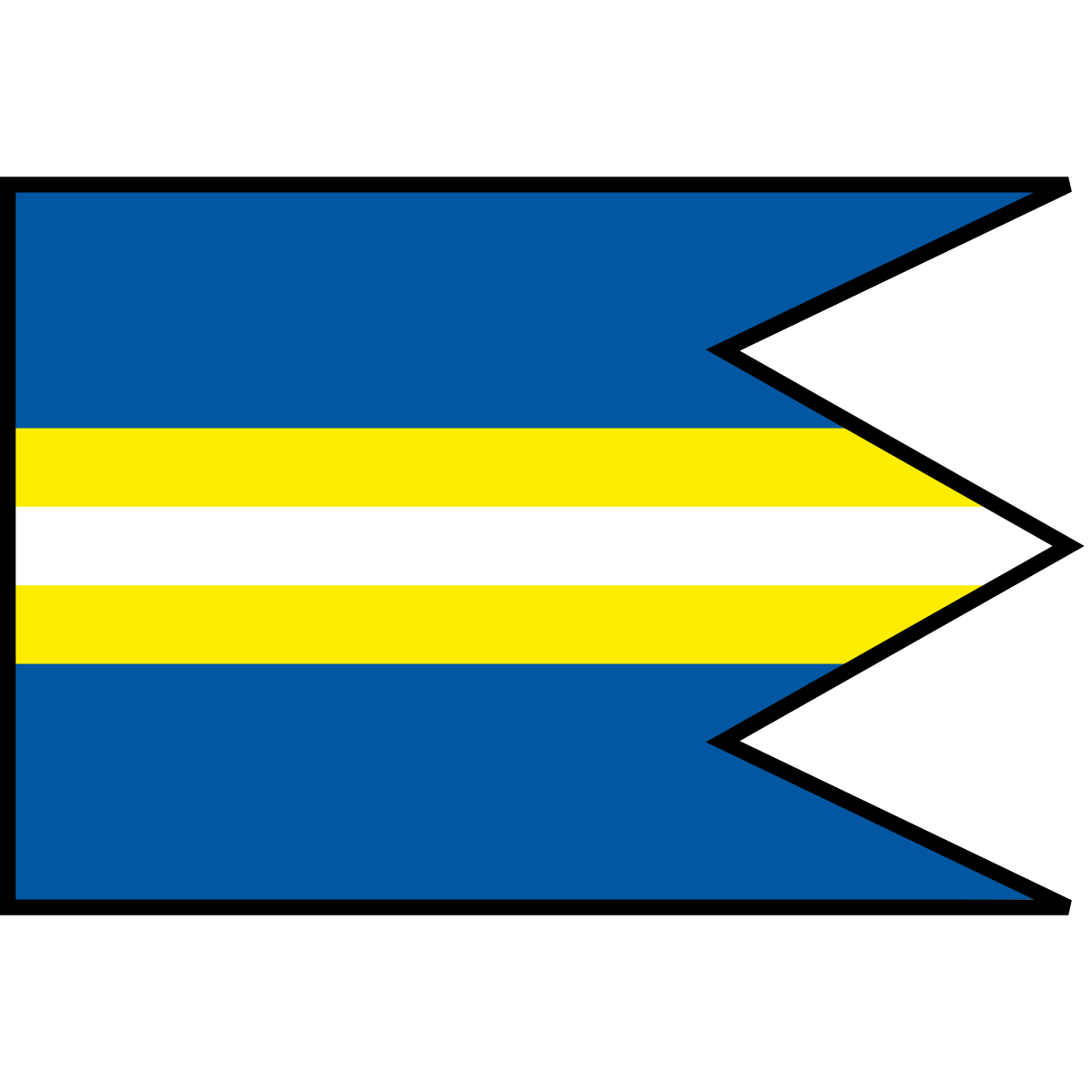 Flag of Bešeňová, Region of Žilina
