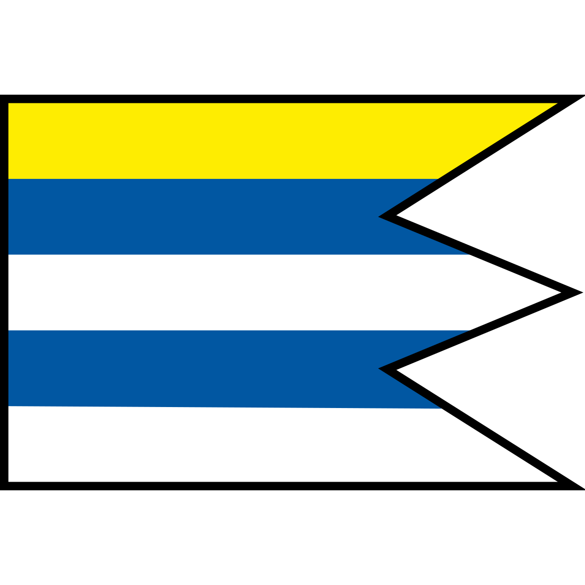 Flag of Biel, Region of Košice