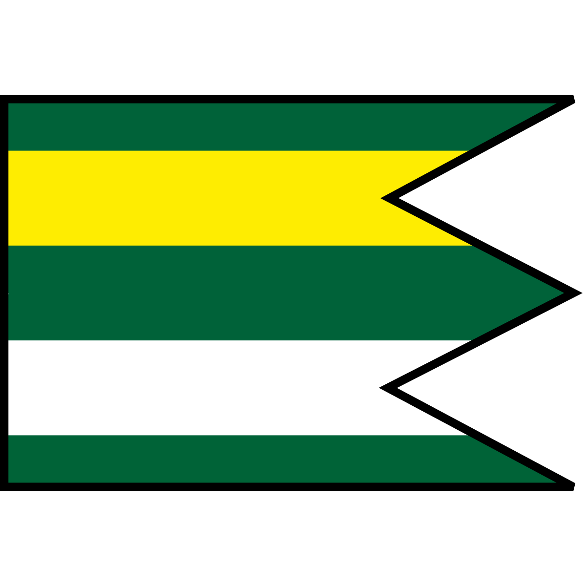 Flag of Bielovce, Region of Nitra