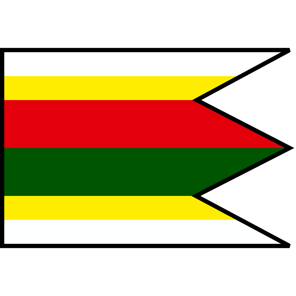 Flag of Blažov, Region of Trnava