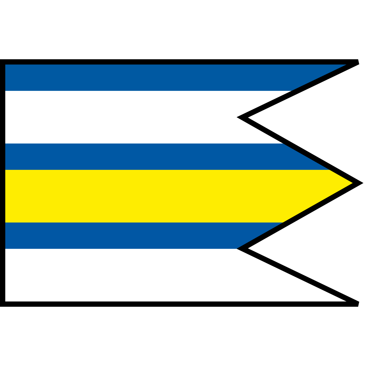 Flag of Blažovce, Region of Žilina