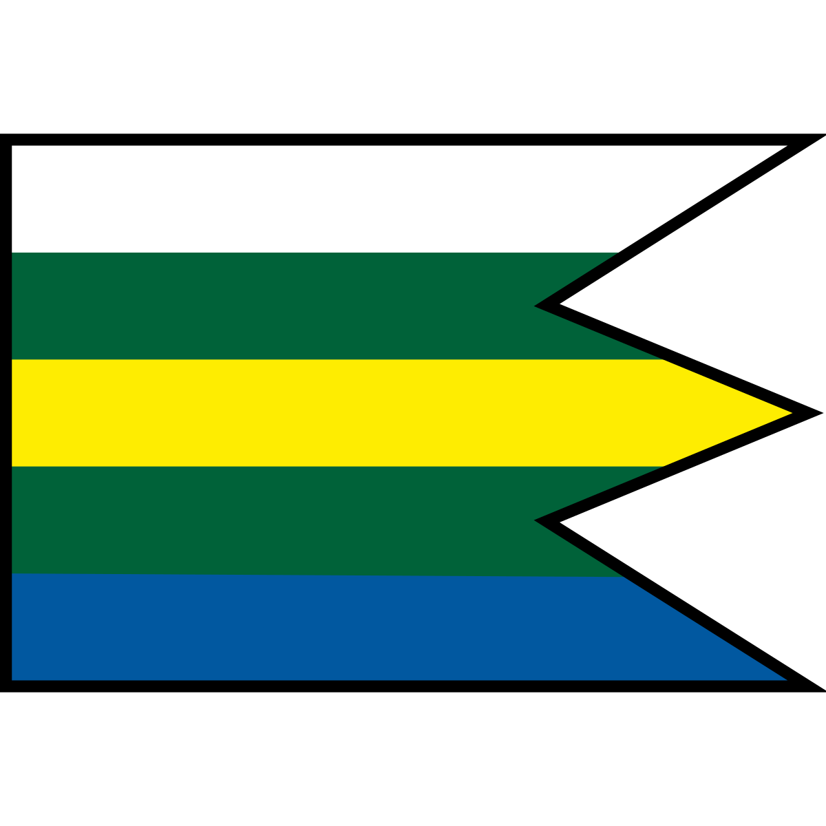 Flag of Bodov, Region of Bratislava