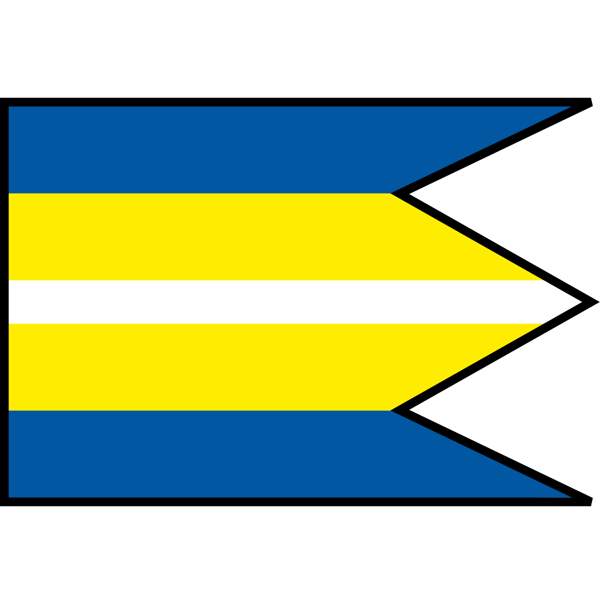 Flag of Bodružal, Region of Prešov
