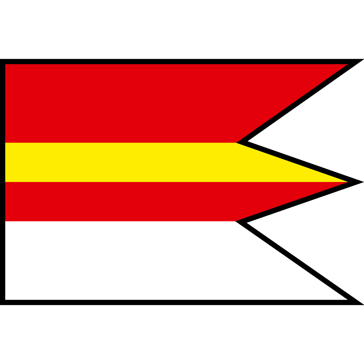 Flag of Bodza, Region of Nitra