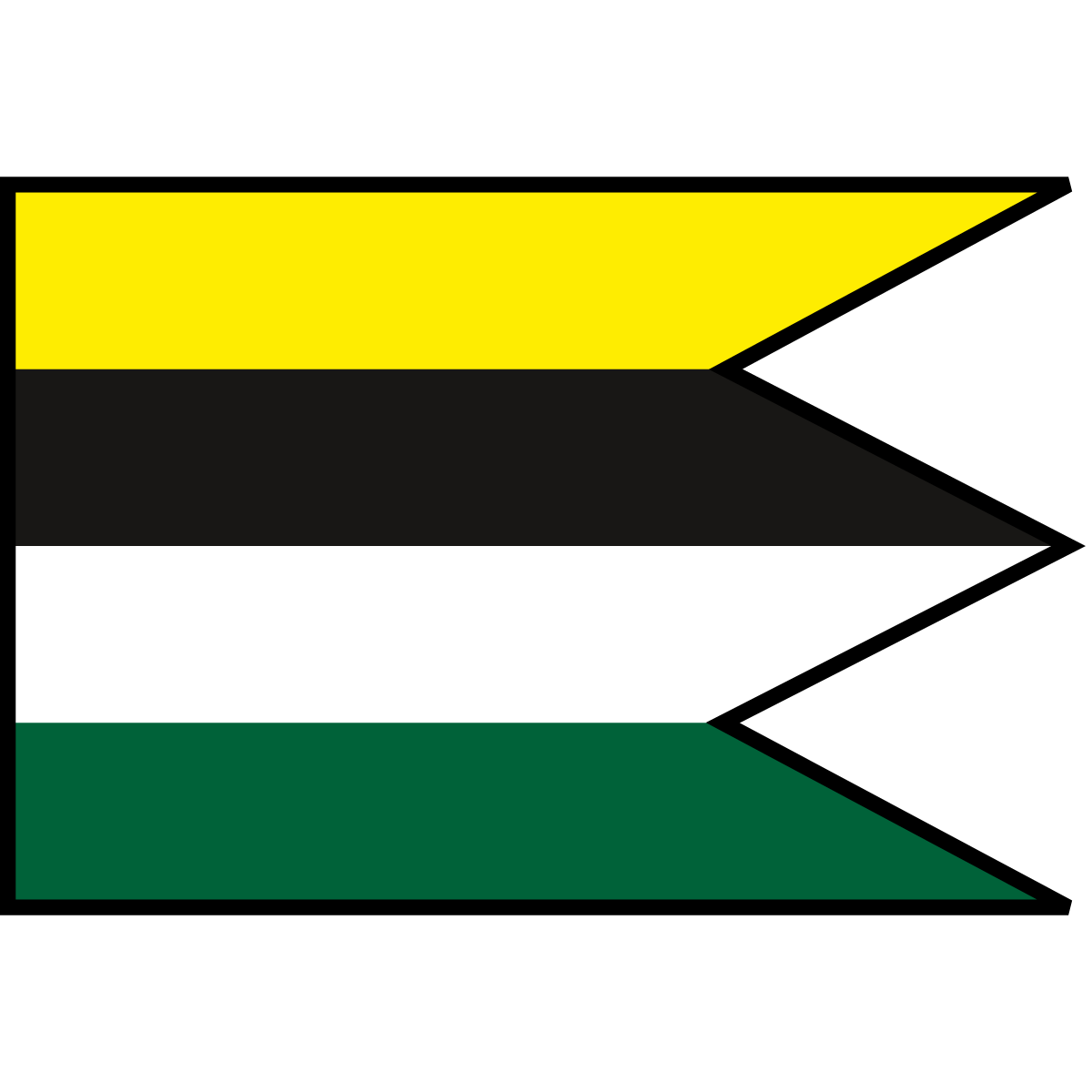 Flag of Bodzianske Lúky, Region of Nitra