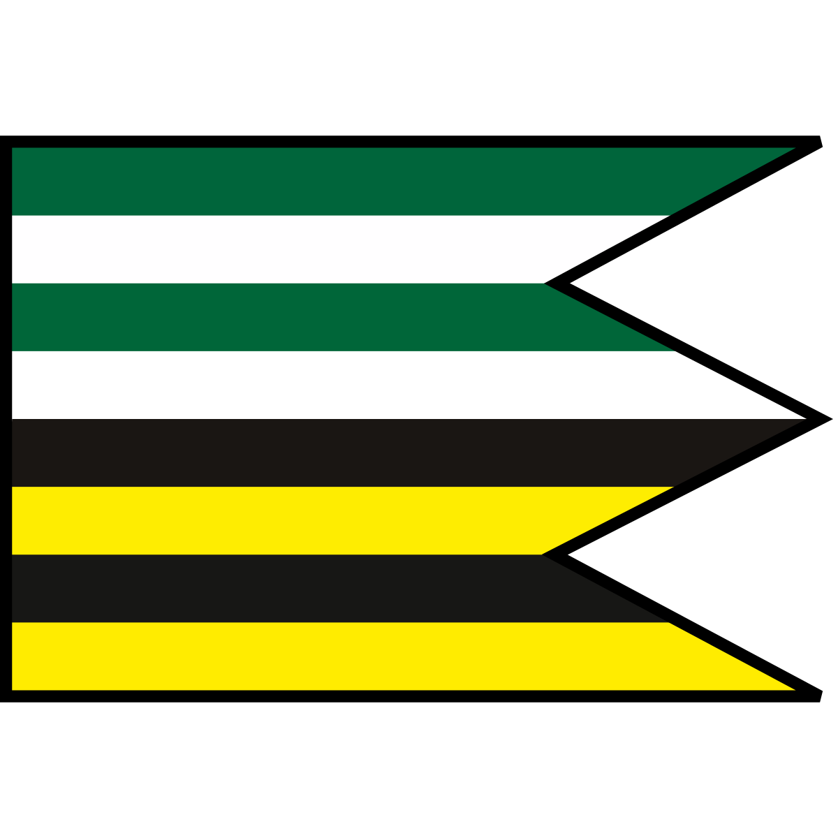 Flag of Bohdanovce, Region of Košice