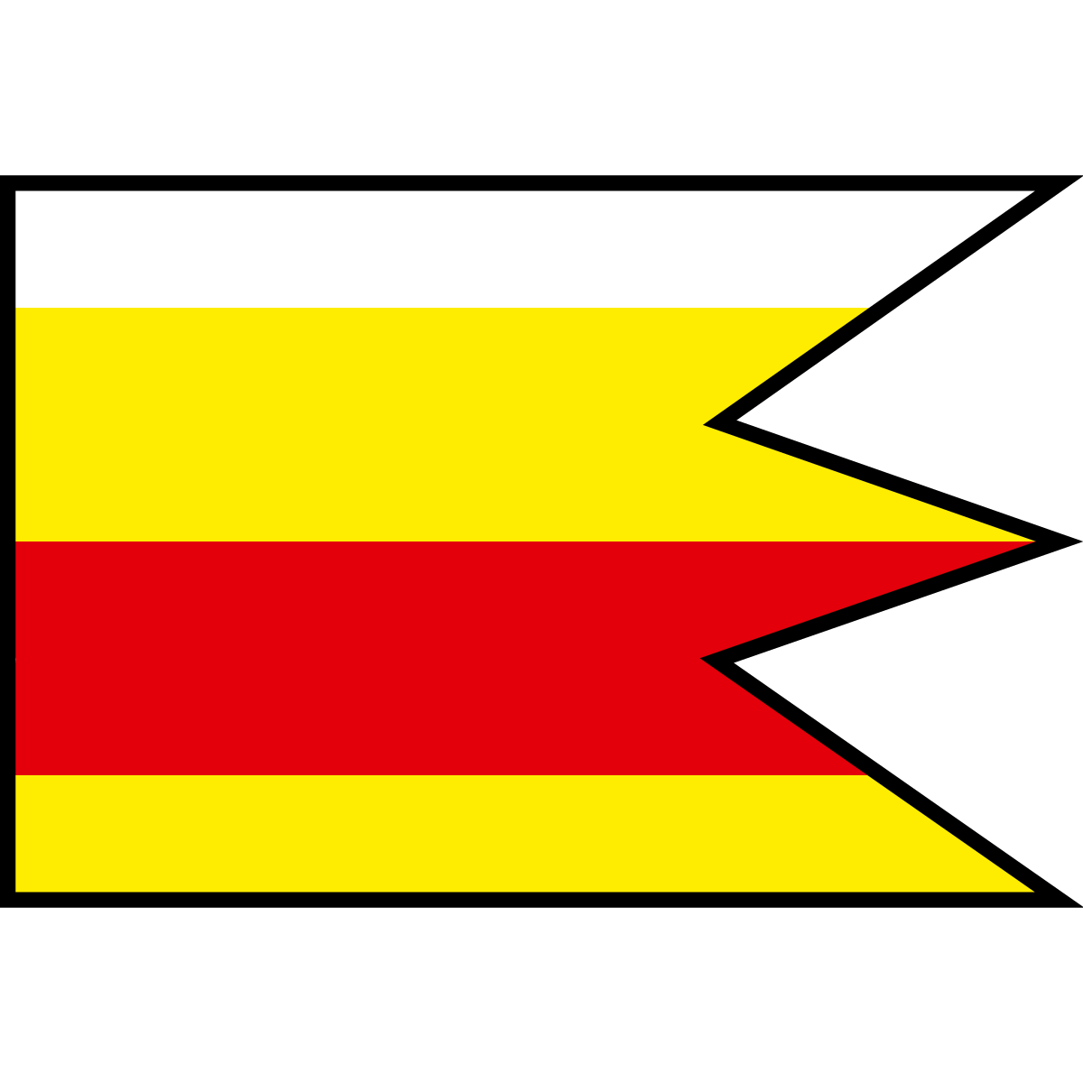 Flag of Boheľov, Region of Trnava