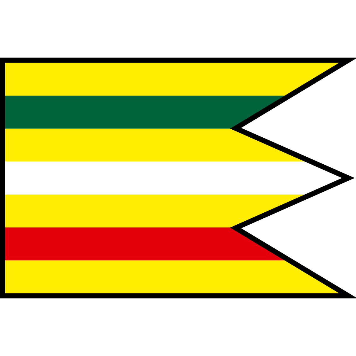 Flag of Bohúňovo, Region of Košice