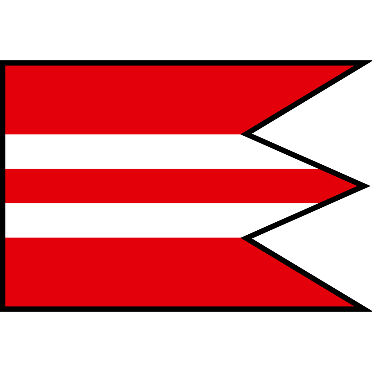 Flag of Bojná, Region of Nitra