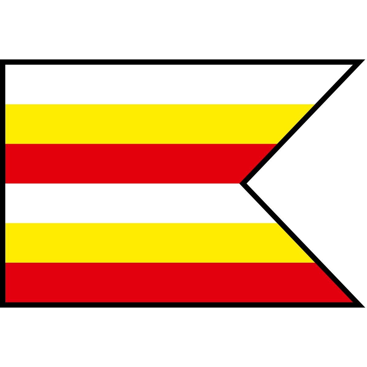 Flag of Bojnice-kúpele, Region of Trenčín