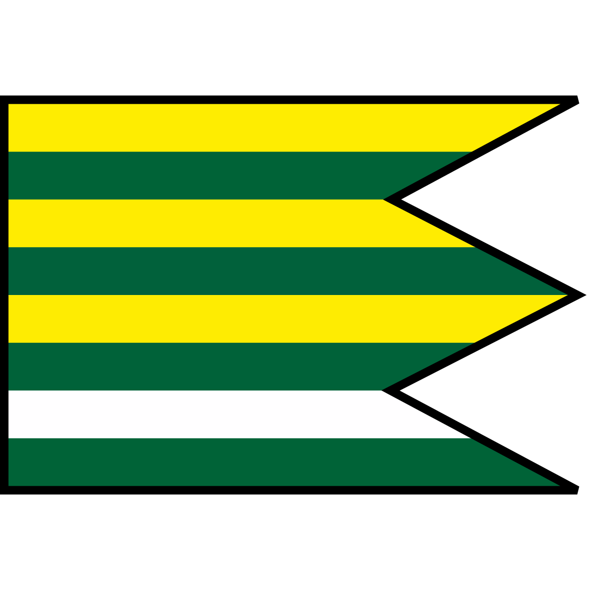 Flag of Boľ, Region of Košice