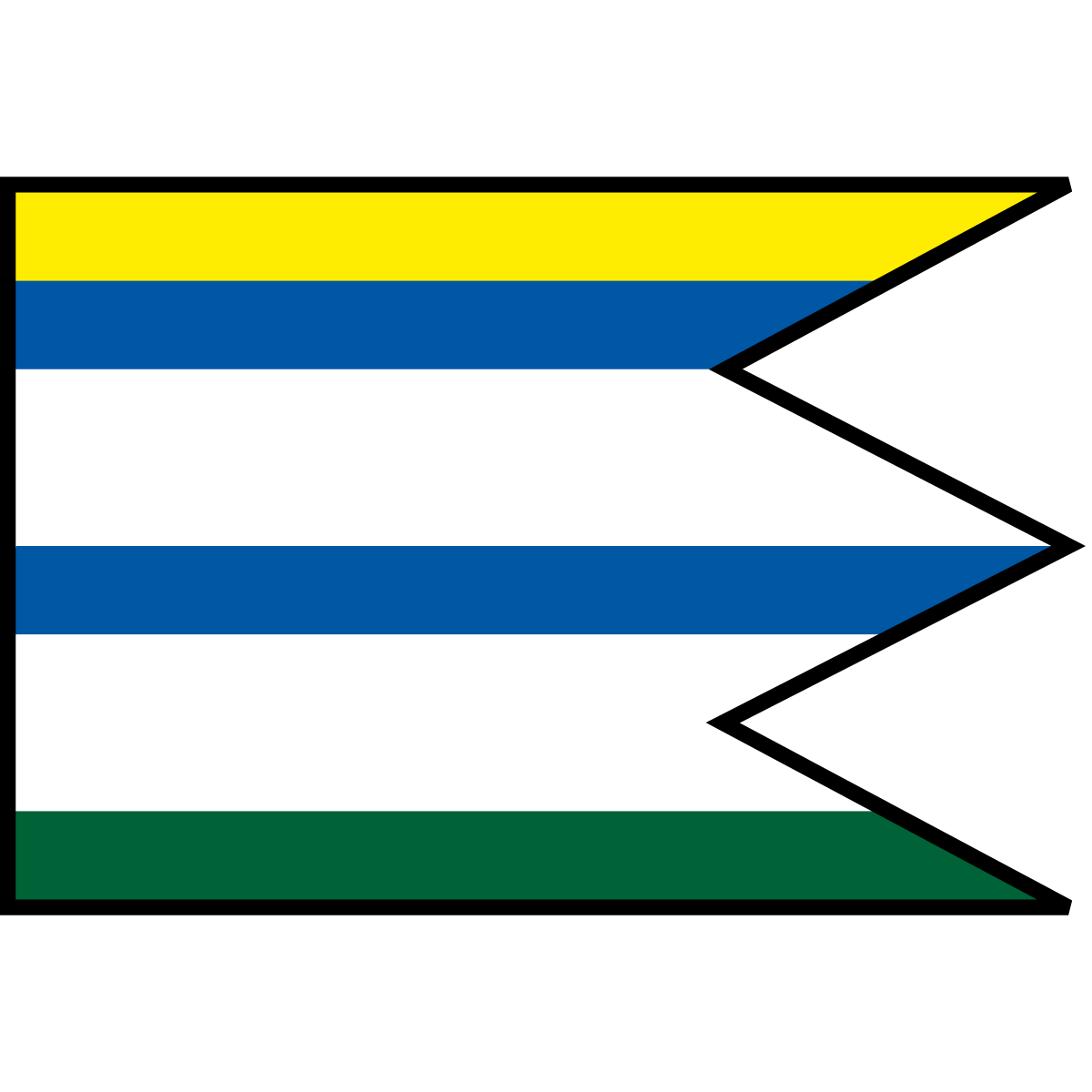 Flag of Boľkovská osada, Region of Banská Bystrica