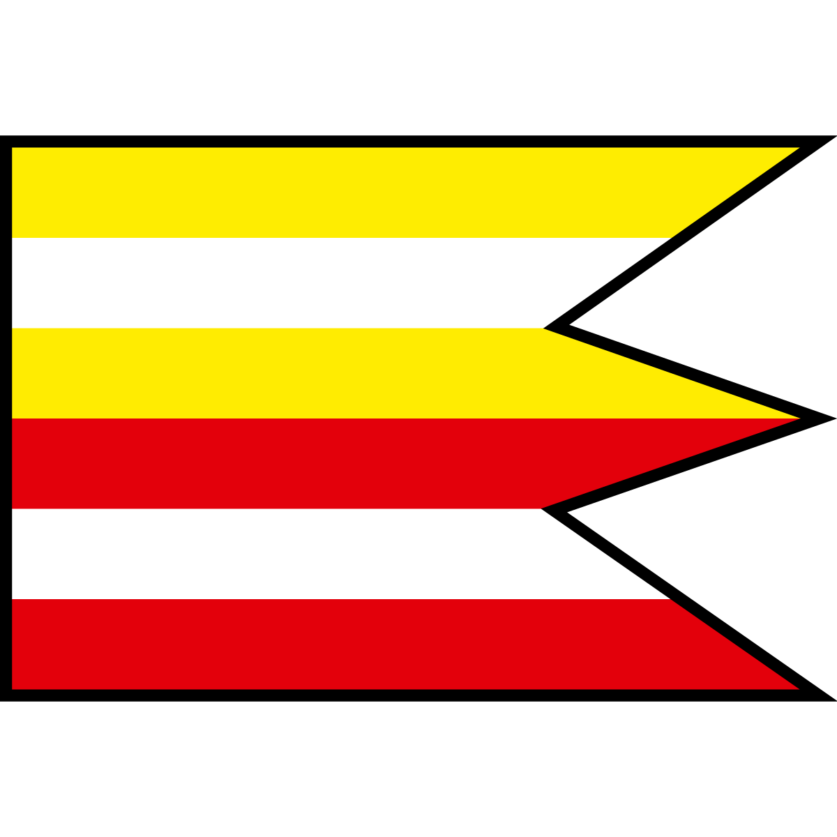 Flag of Borová, Region of Trnava