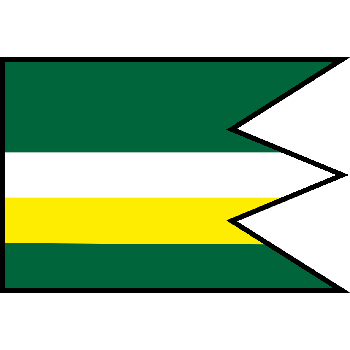 Flag of Borša, Region of Košice