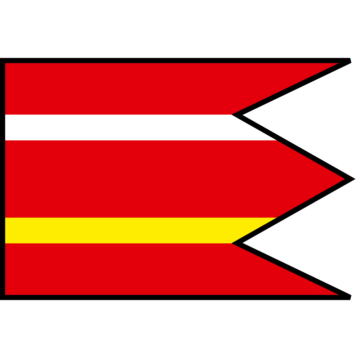 Flag of Borský Svätý Jur, Region of Trnava