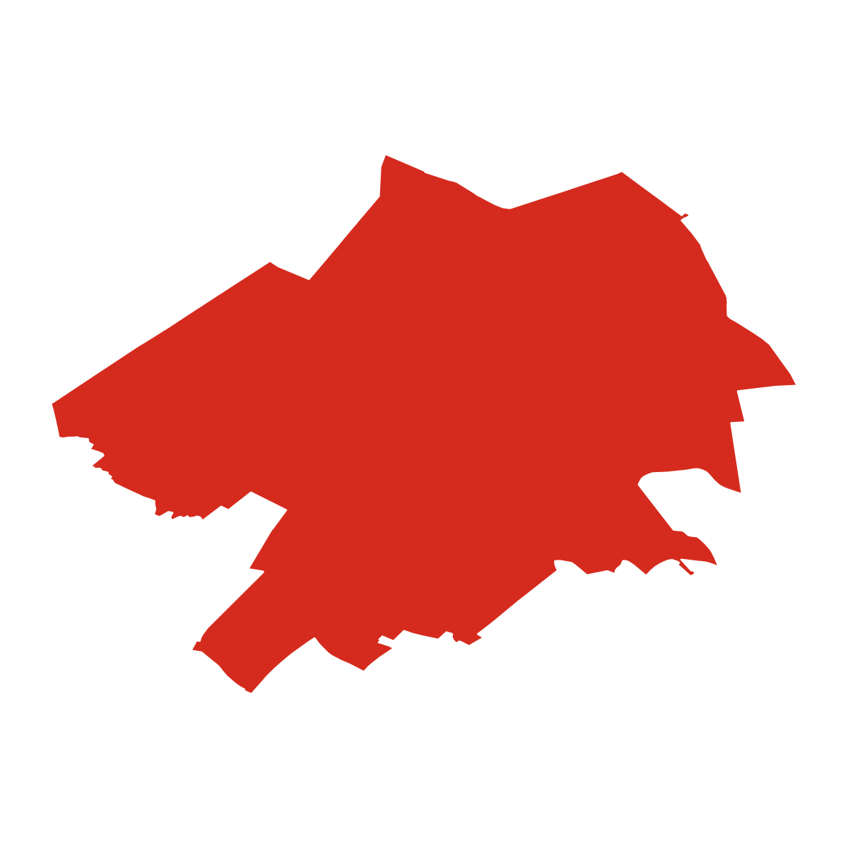 Bošany city boundary