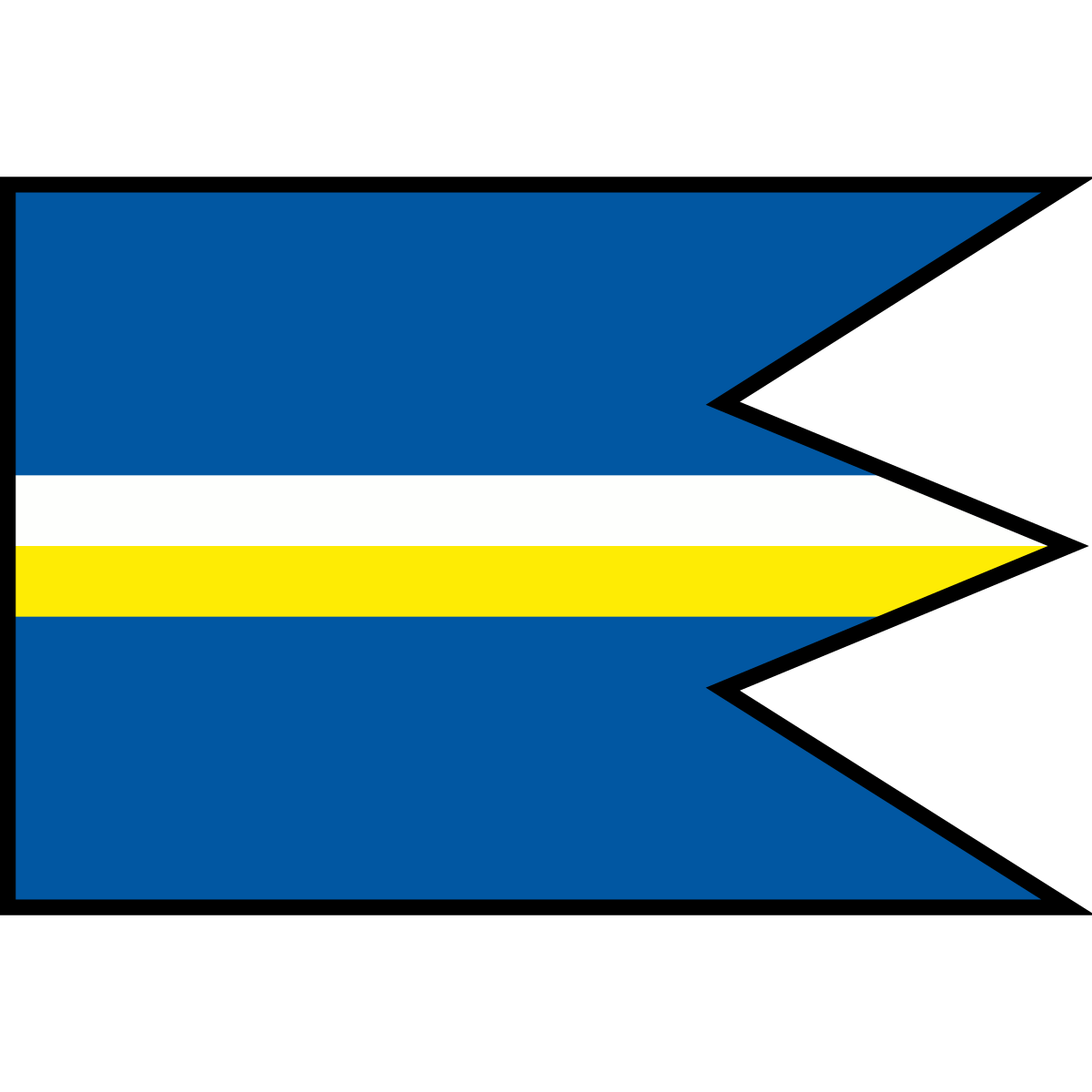 Flag of Bošany, Region of Trenčín
