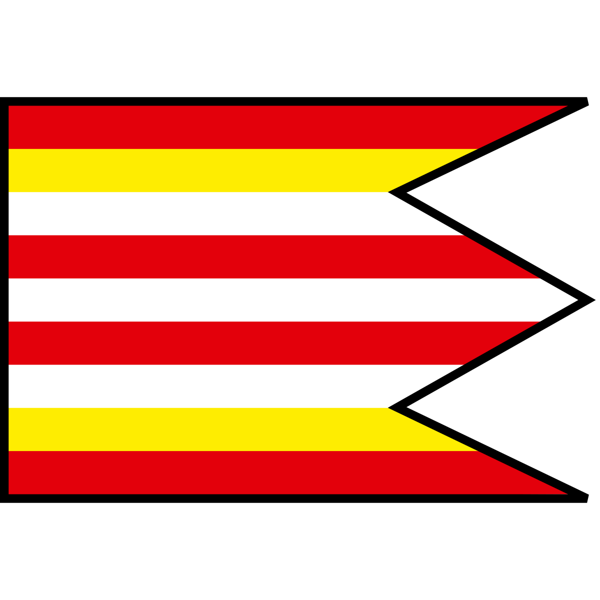Flag of Branovo, Region of Nitra