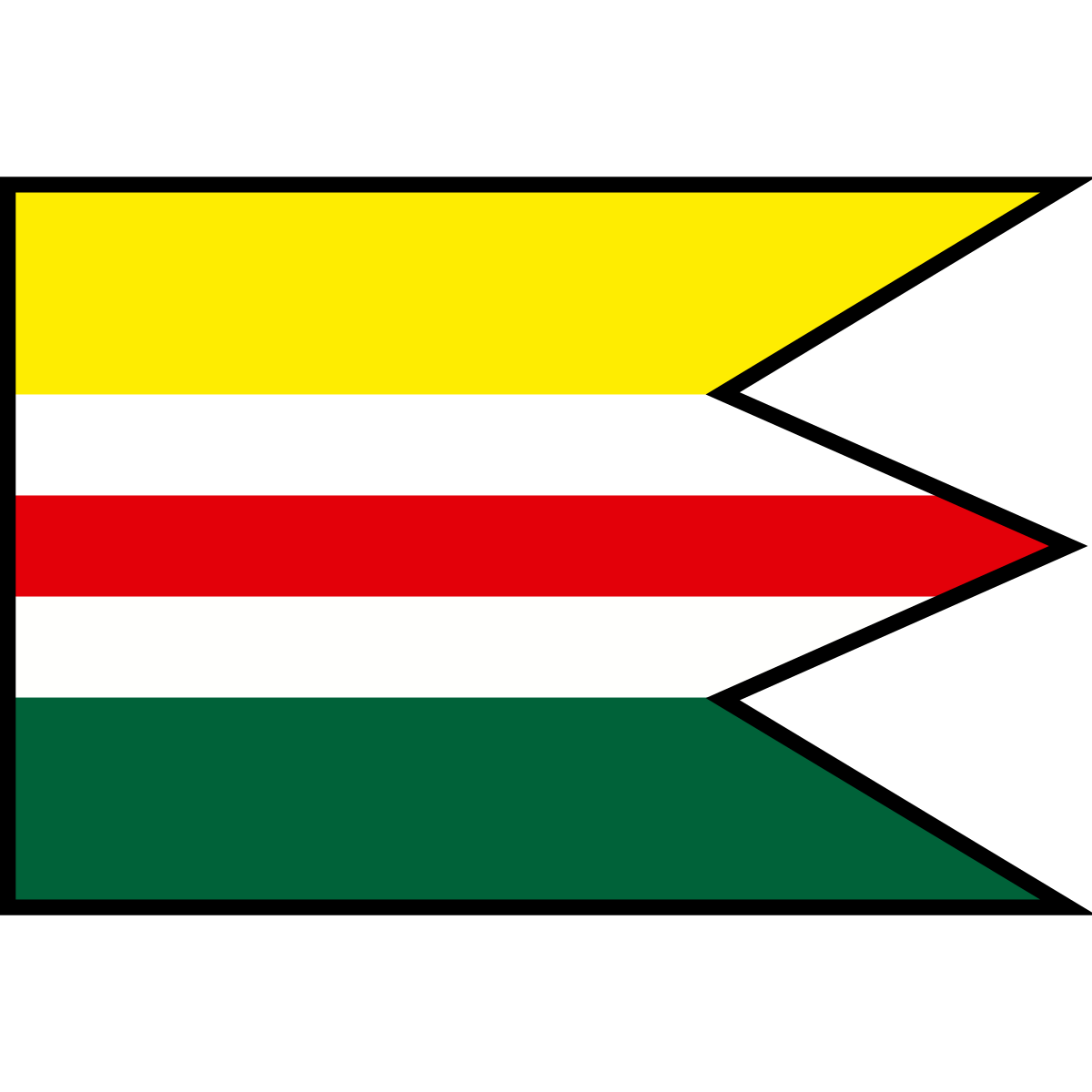 Flag of Brehov, Region of Košice