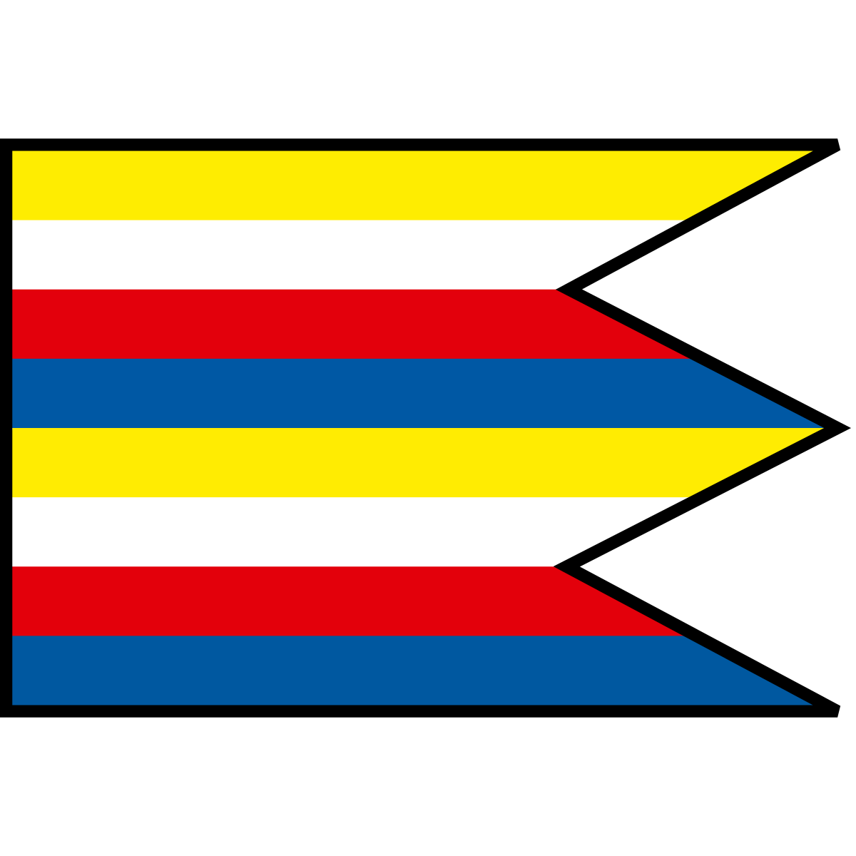 Flag of Brehy, Region of Banská Bystrica