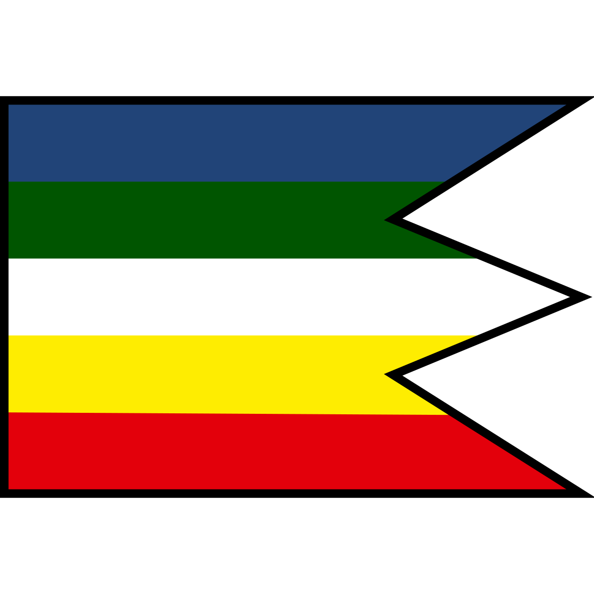 Flag of Brestov, Region of Prešov