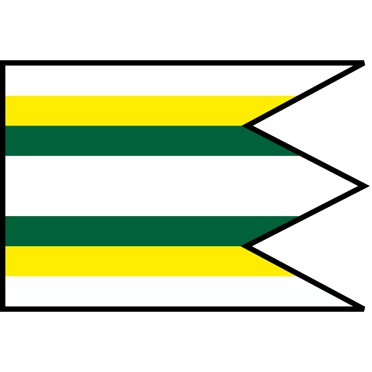 Flag of Brestovec, Region of Nitra